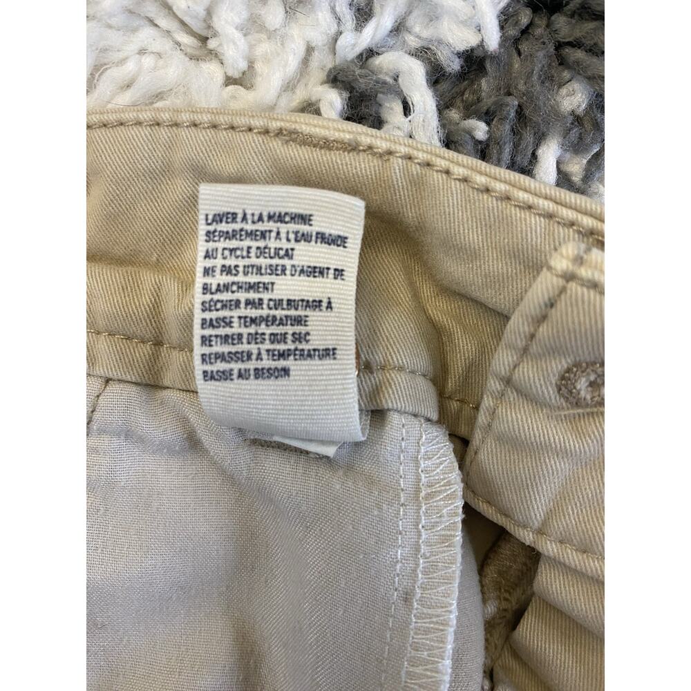 American Eagle Outfitters Chino Shorts Beige Cotton Stretch Pockets Size 8 - Picture 5 of 11